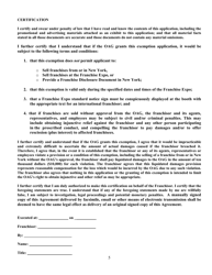 Exemption Request for an Unregistered International Franchisor to Exhibit and Offer for Sale, but Not to Sell, Franchises at the International Franchise Expo in New York - New York, Page 5