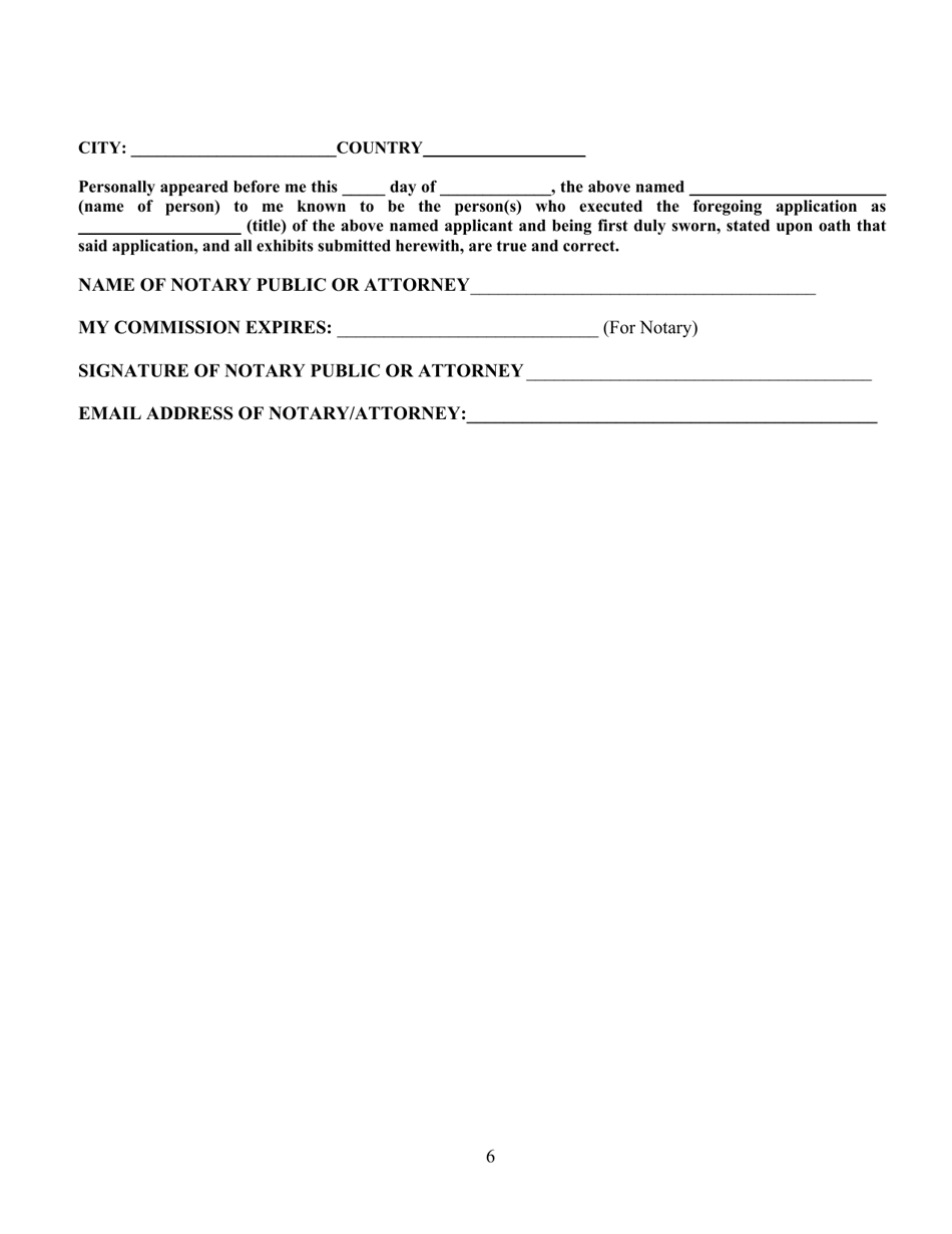 Exemption Request for an Unregistered International Franchisor to Exhibit and Offer for Sale, but Not to Sell, Franchises at the International Franchise Expo in New York - New York, Page 6