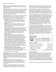 Instructions for Form DTF-625 Low-Income Housing Credit Allocation and Certification - New York, Page 6