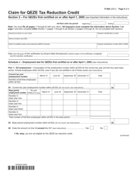 Form IT-604 Claim for Qeze Tax Reduction Credit - New York, Page 5