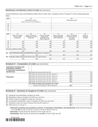 Form IT-607 Claim for Excelsior Jobs Program Tax Credit - New York, Page 3