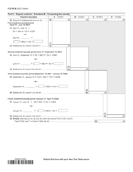 Form IT-2105.9 Underpayment of Estimated Tax by Individuals and Fiduciaries - New York, Page 2