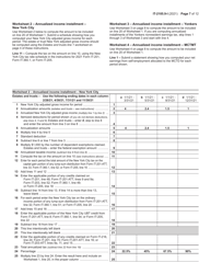 Instructions for Form IT-2105.9 Underpayment of Estimated Tax by Individuals and Fiduciaries - New York, Page 7