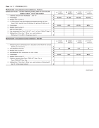 Instructions for Form IT-2105.9 Underpayment of Estimated Tax by Individuals and Fiduciaries - New York, Page 8