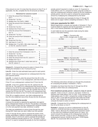 Instructions for Form IT-2659 Estimated Tax Penalties for Partnerships and New York S Corporations - New York, Page 3