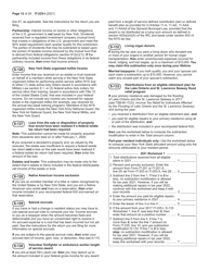 Instructions for Form IT-225 New York State Modifications - New York, Page 12