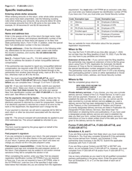 Instructions for Form IT-203-GR Group Return for Nonresident Partners - New York, Page 4