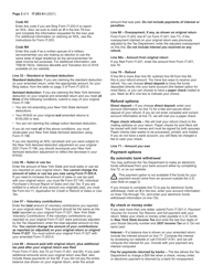 Instructions for Form IT-203-X Amended Nonresident and Part-Year Resident Income Tax Return - New York, Page 2