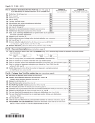 Form IT-360.1 Change of City Resident Status - New York, Page 2