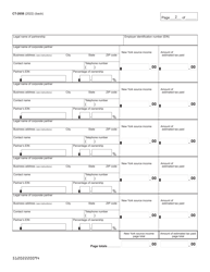 Form CT-2658 Report of Estimated Tax for Corporate Partners for Payments on Behalf of C Corporations Only - New York, Page 2