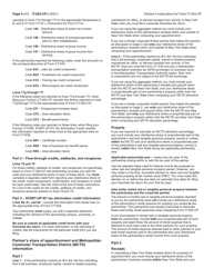 Instructions for Form IT-204-CP Schedule K-1 New York Corporate Partner&#039;s Schedule - New York, Page 4