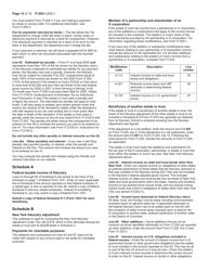 Instructions for Form IT-205 Fiduciary Income Tax Return - New York, Page 14