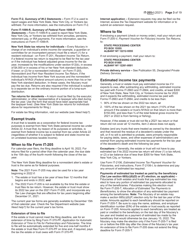 Instructions for Form IT-205 Fiduciary Income Tax Return - New York, Page 3