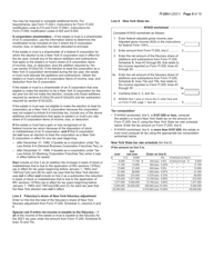 Instructions for Form IT-205 Fiduciary Income Tax Return - New York, Page 9