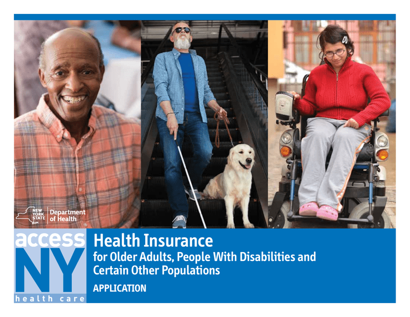 Form DOH-4220 Medicaid Application for Non-magi Eligibility Group - New York