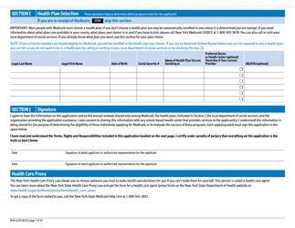 Form DOH-4220 Medicaid Application for Non-magi Eligibility Group - New York, Page 15