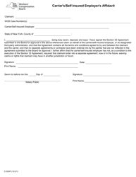 Form C-32AF Carrier&#039;s/Self-insured Employer&#039;s Affirmation - New York, Page 2
