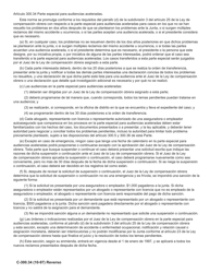 Formulario C-300.34 Declaracion De Problemas Sin Resolver - Parte Especial Para Audiencias Aceleradas - New York (Spanish), Page 2