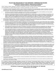 Form OC-400 Notice of Retainer and Substitution - New York, Page 2