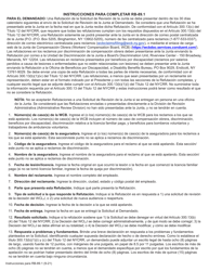 Formulario RB-89.1 Refutacion De La Solicitud De Revision De La Junta - New York (Spanish)