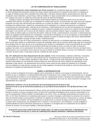 Formulario DC-120 Reclamo Por Despido O Discriminacion - New York (Spanish), Page 2