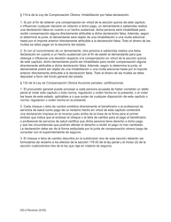 Formulario DD-2 Recertificacion Bianual Del Derecho a Recibir Beneficios - New York (Spanish), Page 2