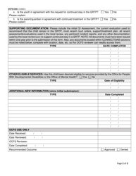 Form OCFS-5356 Qualified Residential Treatment Program (Qrtp) Long-Stayer Review Form - New York, Page 2