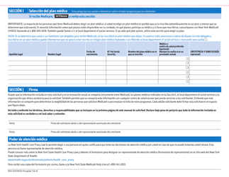 Formulario DOH-4220 Solicitud De Seguro Medico Para Adultos Mayores, Personas Con Discapacidades Y Otros Grupos Determinados - New York (Spanish), Page 15