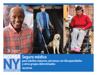 Formulario DOH-4220 Solicitud De Seguro Medico Para Adultos Mayores, Personas Con Discapacidades Y Otros Grupos Determinados - New York (Spanish)