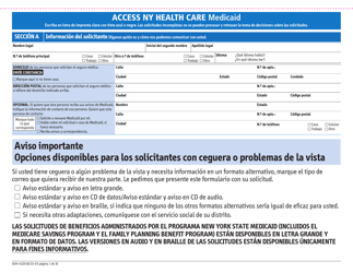 Formulario DOH-4220 Solicitud De Seguro Medico Para Adultos Mayores, Personas Con Discapacidades Y Otros Grupos Determinados - New York (Spanish), Page 9