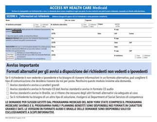 Form DOH-4220 Medicaid Application for Non-magi Eligibility Group - New York (Italian), Page 9