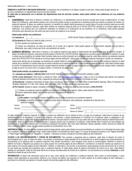 Formulario OCFS-LDSS-4784-S Aprobacion De Su Redeterminacion Para Beneficios De Cuidado Infantil - Ejemplo - New York (Spanish), Page 2