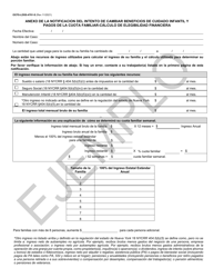 Formulario OCFS-LDSS-4781-S Notificacion Del Intento De Cambiar Beneficios De Cuidado Infantil Y Pagos De Cuotas Familiares - Ejemplo - New York (Spanish), Page 3
