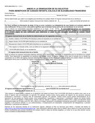 Formulario OCFS-LDSS-4780-S Denegacion De Su Solicitud De Beneficios Para Cuidado Infantil - Ejemplo - New York (Spanish), Page 3
