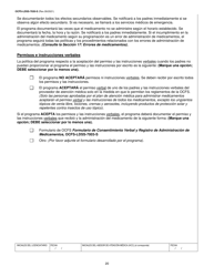 Formulario OCFS-LDSS-7020-S Plan De Atencion Medica - Centro De Cuidado Infantil - New York (Spanish), Page 20