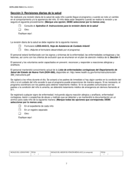 Formulario OCFS-LDSS-7020-S Plan De Atencion Medica - Centro De Cuidado Infantil - New York (Spanish), Page 7