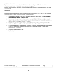 Formulario OCFS-LDSS-7020-S Plan De Atencion Medica - Centro De Cuidado Infantil - New York (Spanish), Page 8