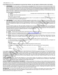 Form OCFS-LDSS-4781 Notice of Intent to Change Child Care Benefits and Family Share Payments - Sample - New York, Page 2