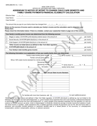 Form OCFS-LDSS-4781 Notice of Intent to Change Child Care Benefits and Family Share Payments - Sample - New York, Page 3