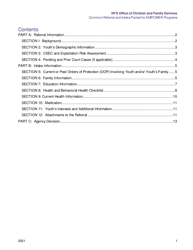 Common Referral and Intake Packet for Empower Programs - New York, Page 2