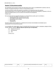 Formulario OCFS-LDSS-7022-S Plan De Atencion Medica - Cuidado Infantil De Ninos En Edad Escolar - New York (Spanish), Page 10