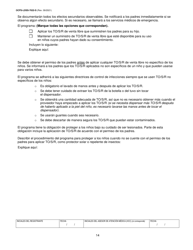 Formulario OCFS-LDSS-7022-S Plan De Atencion Medica - Cuidado Infantil De Ninos En Edad Escolar - New York (Spanish), Page 14