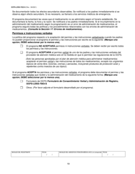 Formulario OCFS-LDSS-7022-S Plan De Atencion Medica - Cuidado Infantil De Ninos En Edad Escolar - New York (Spanish), Page 19