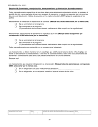 Formulario OCFS-LDSS-7022-S Plan De Atencion Medica - Cuidado Infantil De Ninos En Edad Escolar - New York (Spanish), Page 20
