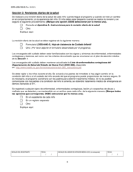 Formulario OCFS-LDSS-7022-S Plan De Atencion Medica - Cuidado Infantil De Ninos En Edad Escolar - New York (Spanish), Page 6