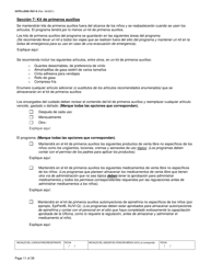 Formulario OCFS-LDSS-7021-S Plan De Atencion Medica - Cuidado Diurno Familiar/Cuidado Diurno Familiar Grupal/Centro Pequeno De Cuidado Infantil - New York (Spanish), Page 11
