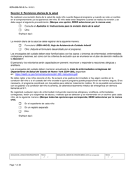 Formulario OCFS-LDSS-7021-S Plan De Atencion Medica - Cuidado Diurno Familiar/Cuidado Diurno Familiar Grupal/Centro Pequeno De Cuidado Infantil - New York (Spanish), Page 7