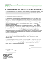 Special Events Application for the Installation, Removal, Modification or Temporary Use of Streetlights and Traffic Signals - New York City (French), Page 3