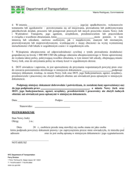 Filming/Photography Indemnification Release Form - New York City (Polish), Page 2