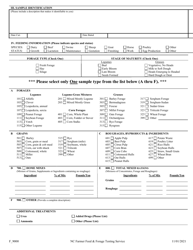 Form F_9000 Forage Analysis Form - North Carolina, Page 2